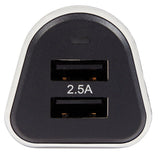 Ring Carica batterie da auto con 2 porte USB 2.5A