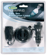 Cable alargador para encendedor de cigarrillos Ring, 12 V, 10 A, 3 m
