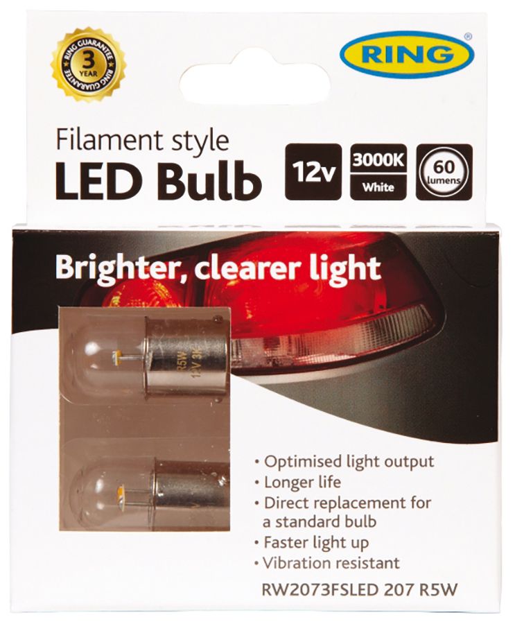 Ring Lampadine led a filamento R5W 12V