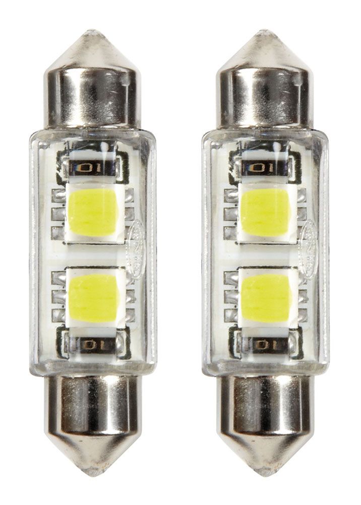 Bombillas LED de anillo 12V C5W 12000K 39 mm