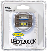 Bombillas LED de anillo 12V C5W 12000K 39 mm