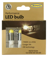 Bombillas LED de anillo 12V W5W 7000K Rendimiento 3D