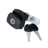 Cerradura negra 1036 con cilindro y llave SRT1036N
