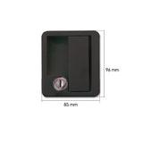Serratura 1070 completa nera SRT1070N