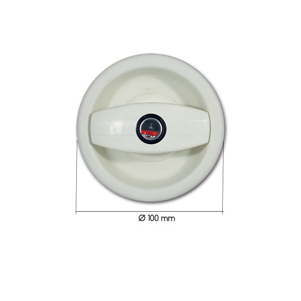 Cerradura Europa completa blanca derecha SRT1305BB