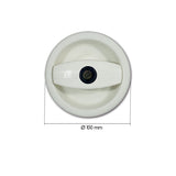 Manija exterior blanca para cerradura Europa izquierda SRT1306BP