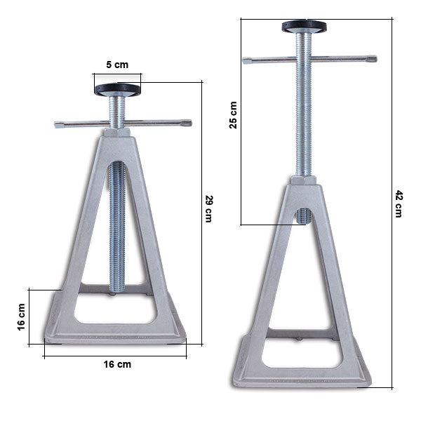 Raptor Alu Jacks RAPTOR 2 pz