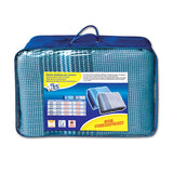 300 g 5 x 3 m hellblaue Campingmatte mit Tasche STM3035