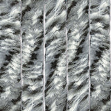 Chenille-Gardine, Mix weiß/grau, 56 x 200 cm, TEN2107