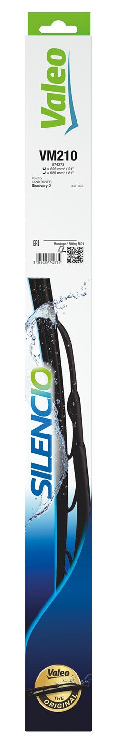 Valeo Silencio conv Performance spazzola tergicristallo VM210 525 + 525 mm 2 pz
