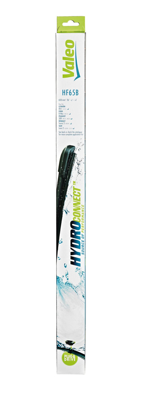 Valeo HydroConnect Multiconnection, spazzola tergicristallo HF65B 650 mm 1 pz