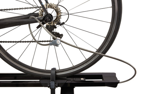 Yakima HighRoad, porta bicicletta da tetto con fissaggio ruota anteriore - Nero