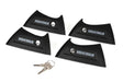 Yakima Cover ricambio 4 pz. per barre Thru e 2 chiavi Sks