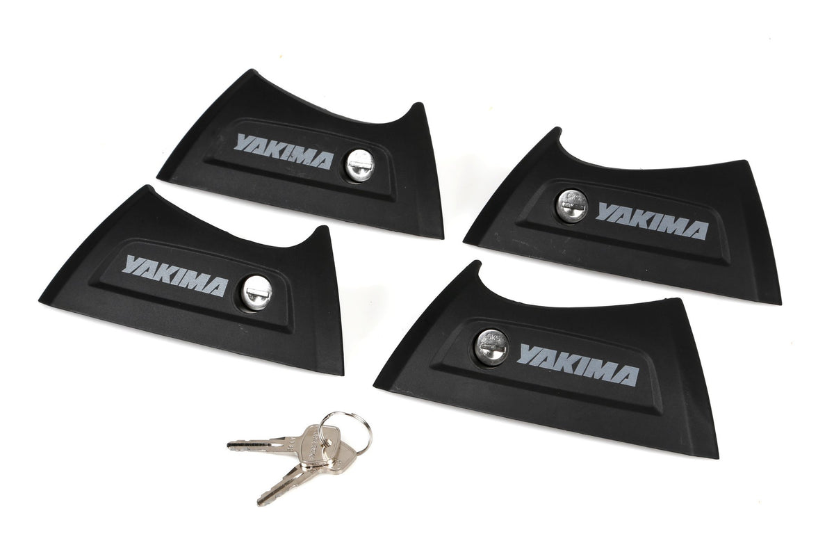 Yakima Cover ricambio 4 pz. per barre Thru e 2 chiavi Sks