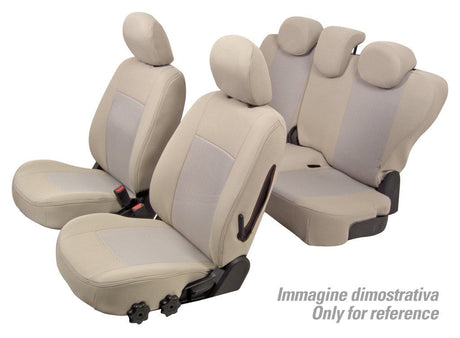 Set coprisedili Beige Fiat 500 07/07>06/15 Fiat 500C 07/09>06/15 C15001B QC15001B