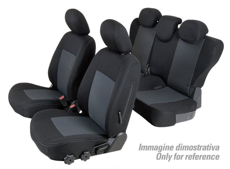 Set coprisedili Superior Nero/Grigio Fiat Panda 02/12>10/20 4x4 11/12>10/20 QC15021F