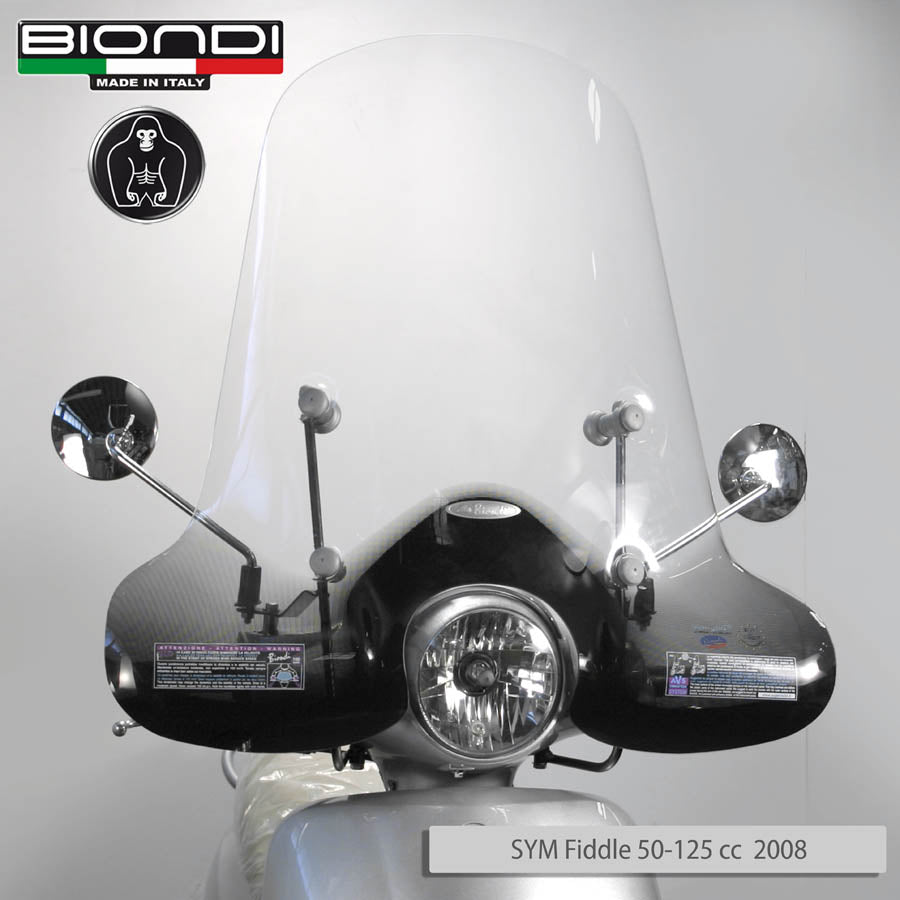 Biondi Windschutzscheibe Club GENERIC E-Charme 125 2008 mit Halterungen - MPN 8061127