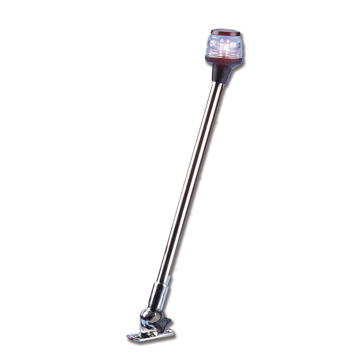 Asta fanale a led abbattibile Easy led Nero