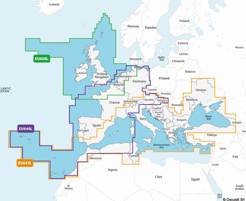 Garmin Navionics Vision+ LARGE Cartografia Micro SD EMEA