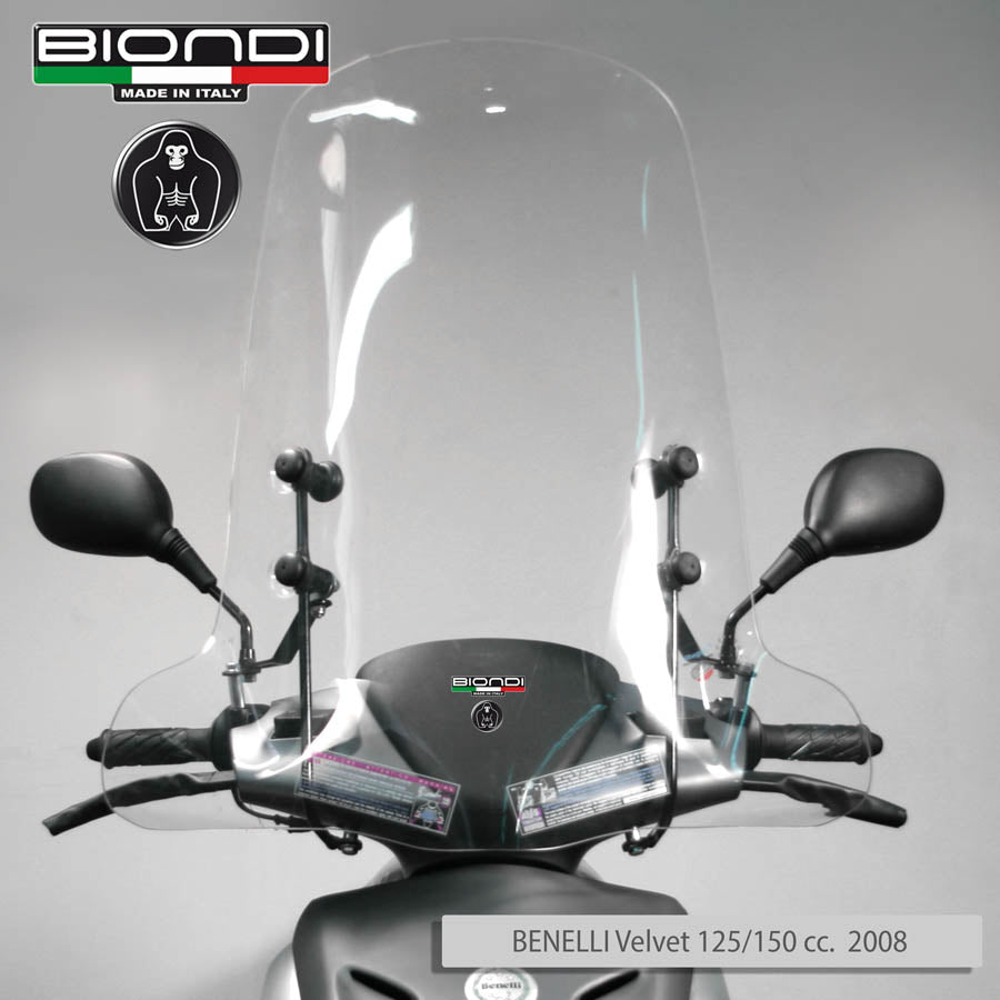 Biondi Parabrezza Club KYMCO Agility 12" 50/125 cc 2005-2007 con Attacchi