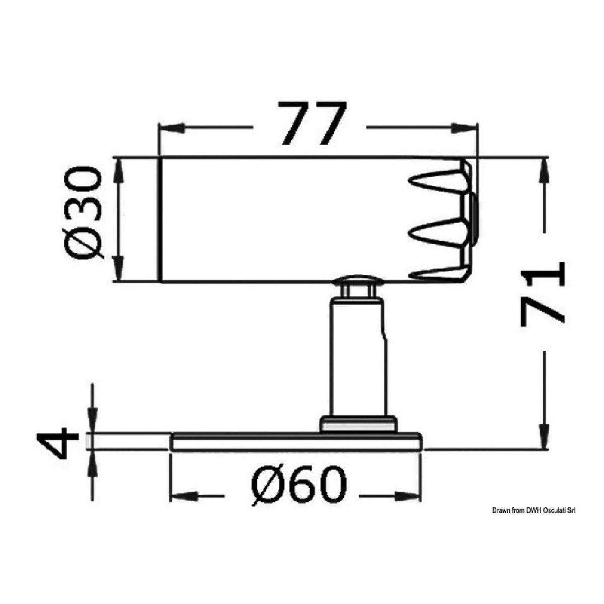 Faretto Kuma LED High Power 12/24 V