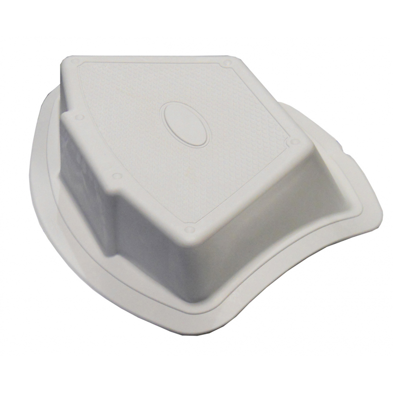 Escalón de proa Ceredi Giovanni gris para ribete de neopreno Dolphin para embarcación inflable 6295 GRIS