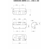 Plastimo Bumper 3/4 Dritto