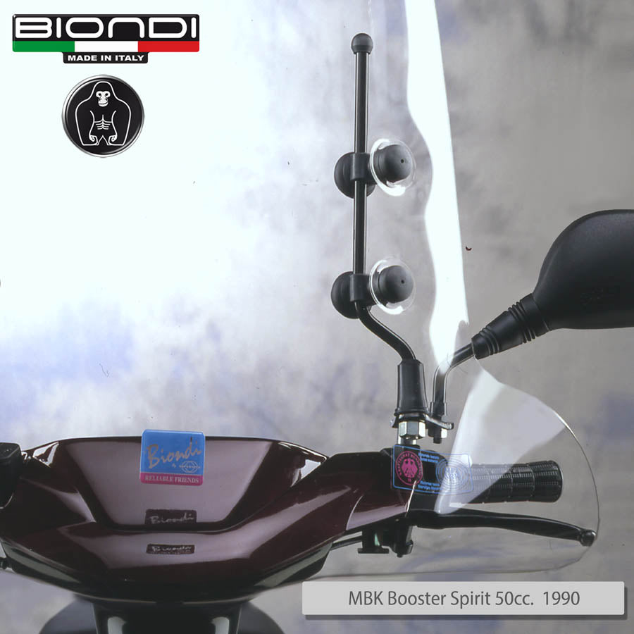 Biondi Parabrezza Pro M.B.K. Booster Spirit 50 cc. 1990 con Attacchi