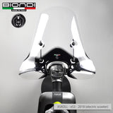 Biondi Parabrezza Club Garelli Mosquito 151LC 125/150 cc 2008 con Attacchi