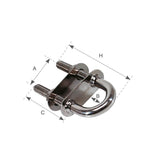 Marine Town Nautica Cavallotto Deluxe Acciaio Inox 9026292