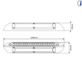 Luce esterna a LED per camper