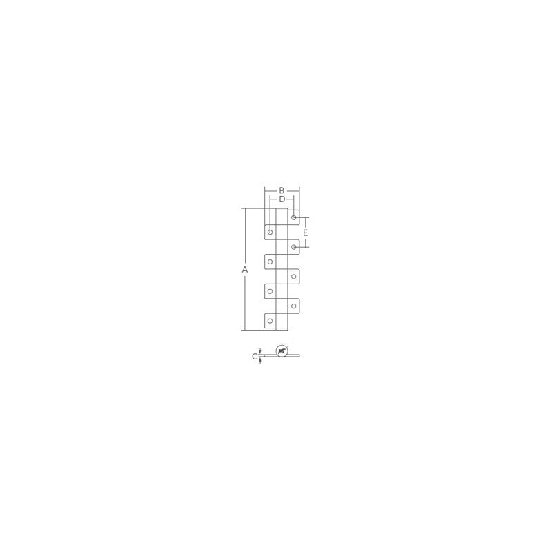 Marine Town Nautica Cerniera Inox con Frizione mm 51X28 0419619