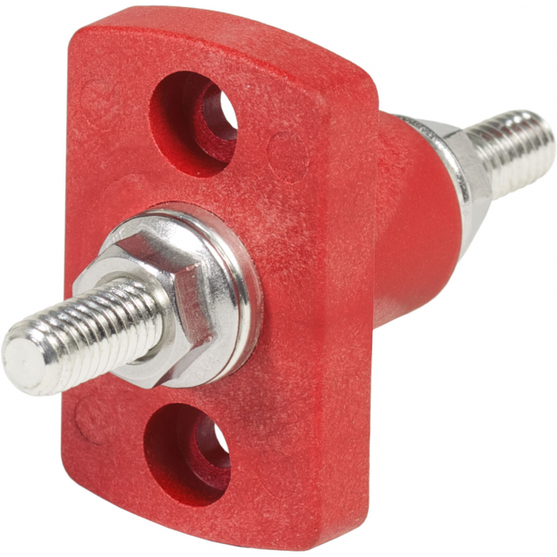 Blue Sea Connettore Passante Diametro M10 Rosso 2204-BSS