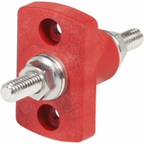 Blue Sea Connettore Passante Diametro M10 Rosso 2204-BSS