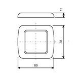 Cbe Einzelmodulrahmen mm 86X78 270822