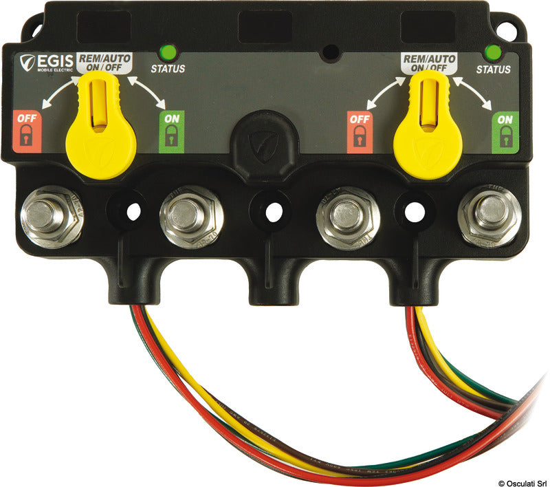 Egis XD Flex 2 Triple Staccabatterie Modulare 2 Pole Relay con Knobs