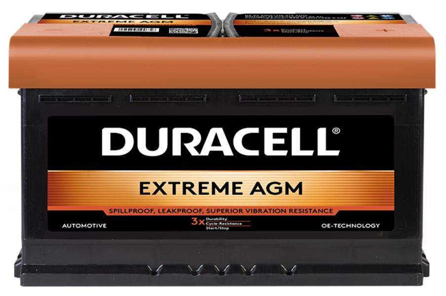 Duracell Batería de coche Extreme AGM 12V 60Ah 640A DX
