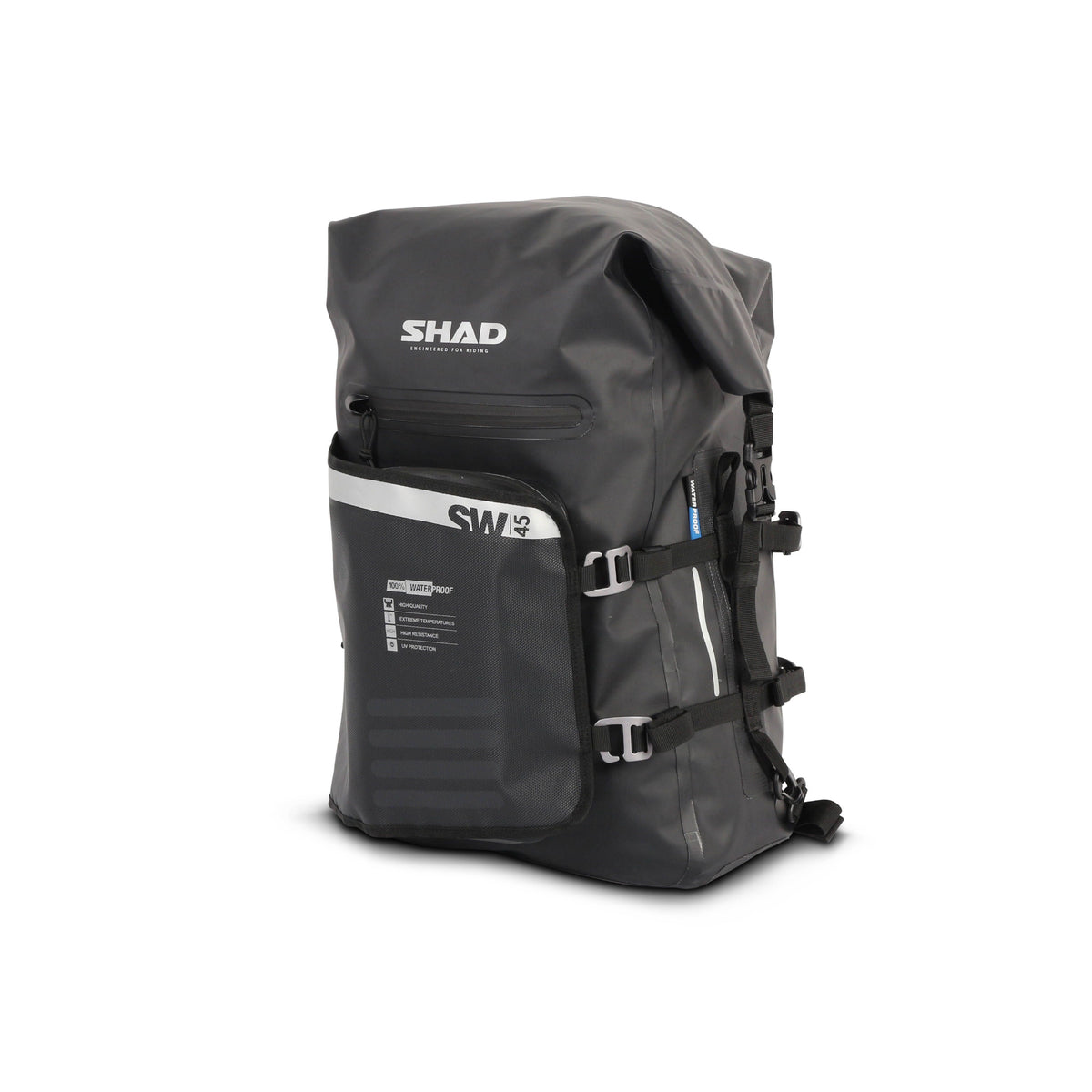 Shad SW45 Borsa Posteriore Moto Impermeabile IPX5 40 L