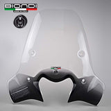 Biondi Parabrezza Club SYM HD 300 2019-2020 Trasparente con Attacchi