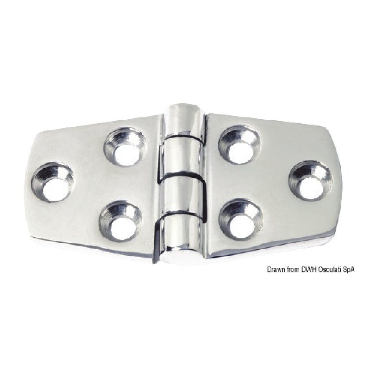 Cerniera inox mm 38 x72