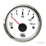 Osculati Öldruckanzeiger 0/5 bar schwarz/schwarz 27.320.10