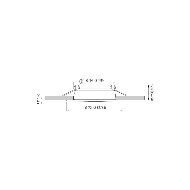 Quick Faretto Nautico Barca ad Incasso Todd Inox FASP5803X12CA00