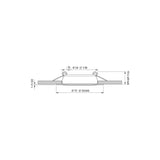 Quick Faretto Nautico Barca ad Incasso Todd Inox FASP5803X12CA00