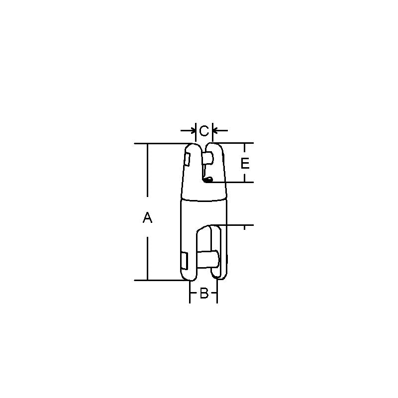 Marine Town Nautica Giunto Inox 316 Girevole Diametro mm 14-16 NDH-AC-17-S