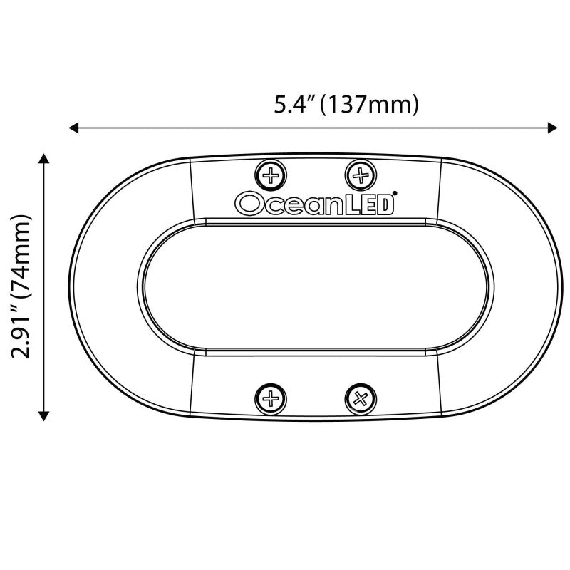 Oceanled Serie X4 LED Weißlicht 012301W