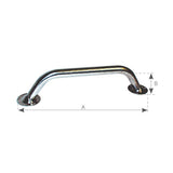 FNI Maniglia Inox mm 800 00166