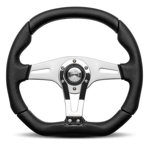 Momo Volante Trek R nero/argento