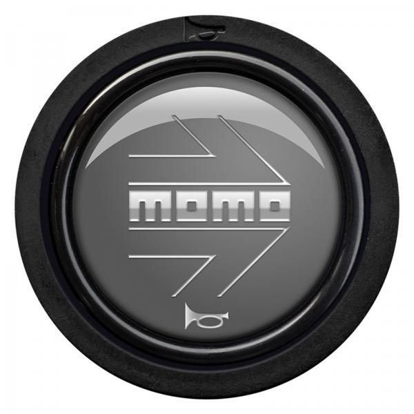 Momo Pulsante volante clacson antracite lucido-cromato