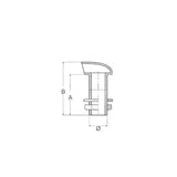 Guidi Ombrinale Cromato Da 3/4 1193.3/4