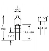 Bombilla de luz de anillo 12V 10W